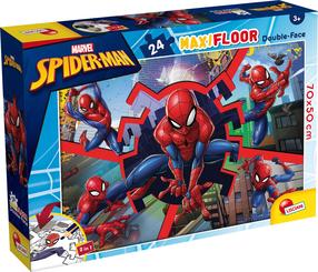 Dėlionė Lisciani Marvel Spiderman 304-99740, 50 cm x 70 cm, 24 vnt., įvairių spalvų