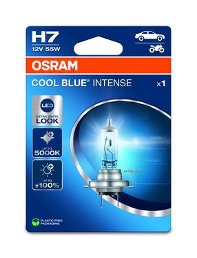 Auto spuldze Osram 64210CBN-1BL, halogēnā spuldze, caurspīdīga krās./zila krās., 12 V
