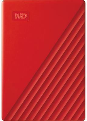 Жесткий диск Western Digital My Passport, HDD, 2 TB, красный цв.