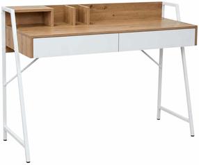 Письменный стол с ящиками Akord Furniture Factory Orix, 124 см x 48 см, 91.5 см, artisan oak цв.