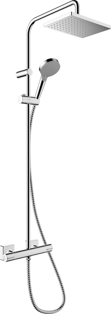 Termostaatsegistiga dušikomplekt Hansgrohe Vernis Shape, kroom v.