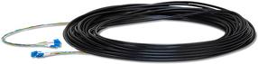 Сетевой кабель Ubiquiti FiberCable FC-SM-200, 60 м, черный цв.