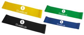 Полоса сопротивления Sveltus Aerobic Latex Strips 0556, синий цв.