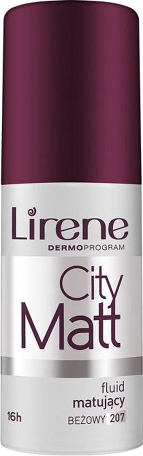Основа под макияж Lirene City Matt, бежевый цв., 207, 30 мл