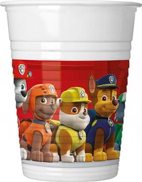 Vienkartiniai puodeliai GoDan Paw Patrol 480666, 200 ml, 8 vnt.