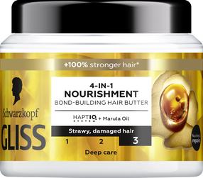Matu maska Schwarzkopf Gliss Oil Nutritive 4in1, 400 ml