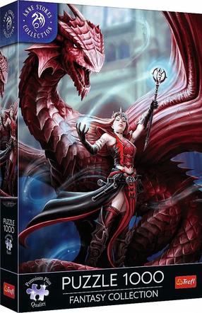 Пазл Trefl Anne Stokes Scarlet Mage, 68 см x 48 см, 1000 шт., многоцветный