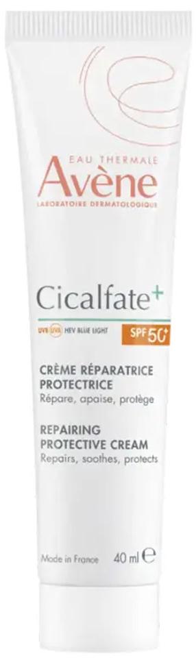 Средство для ухода за загаром для тела/для лица Avene Cicalfate+ Repairing Protective SPF50+, 40 мл