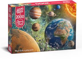 Pusle CherryPazzi Planet Earth In Galaxy 2000 el. 50118, 70 cm x 100 cm, 2000 tk, mitmevärviline