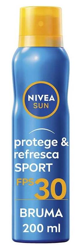 Спрей для ухода за загаром для тела Nivea Protect & Refresh Sport SPF30, 200 мл