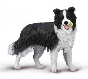 Mängukujuke, koer Collecta Farm Time Border Collie 80012, 9.5 cm, valge v./must v.