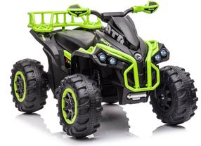 Bērnu elektriskais kvadracikls Lean Toys GTS1199, zaļa krās.