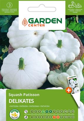 Семена Garden Center, патиссоны DELIKATES, 1 г