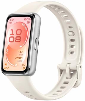 Фитнес-браслет Huawei Band 11 Candy-B29F, белый цв./серебристый цв.