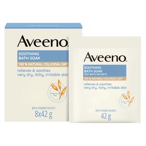 Vanniekstrakt Aveeno Soothing Bath Soak, 336 g, 8 tk
