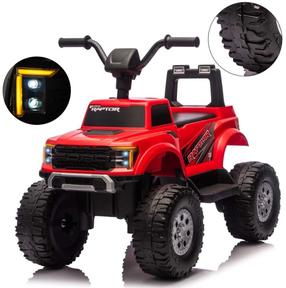 Bērnu elektriskais kvadracikls Milly Mally Ford F-150 Raptor, sarkana krās.