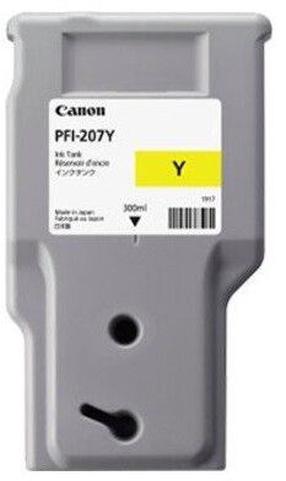 Spausdintuvo kasetė Canon PFI-207Y, geltona sp., 300 ml