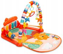 Aktyvumo kilimėlis Toyz Zoo, 73 cm x 59 cm, oranžinė sp./įvairių spalvų