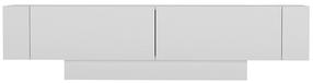 TV staliukas Kalune Design Matera, balta sp., 150 cm x 31.5 cm x 41.6 cm