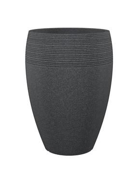 Gėlių vazonas Scheurich 283/54, plastikinis, Ø 35.5 cm, juoda sp.
