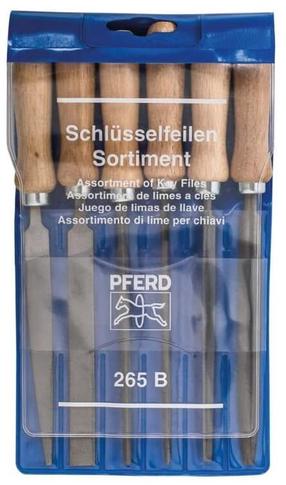 Набор пилок Pferd 265 B 11706100, полукруглая, 100 мм, универсальный, 6 шт.
