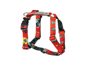 Шлейки для собак Amiplay Guard Amik, красный цв., 350 - 550 мм x 20 мм, M