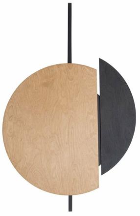 Lampa sienas Nowodvorski Sunset C, GX53, 2 x 8 W, brūna krās. / melna krās.