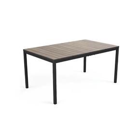 Lauko stalas Keter Deco Porto Nova, juoda sp./natūralaus uosio sp., 160 cm x 94 cm x 75 cm