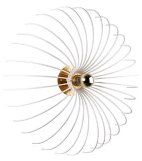 Lampa sienas Opviq Aspendos N-644 525NOR3149, E27, 1 x 40 W, balta krās. / balta krās.
