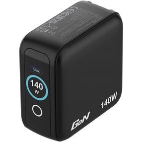 Reisilaadija Verbatim Mini GaN 30240, USB Type A/2 x USB Type C, must v., 140 W