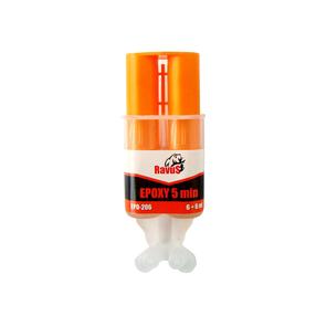 Klijai epoksidiniai Ravus Epoxy 5 min, 0.012 l, skaidri sp.