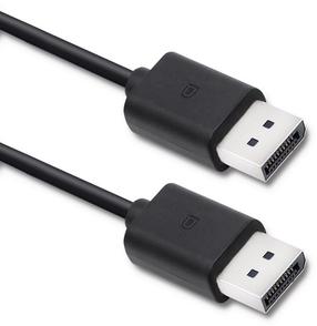Vads Qoltec DisplayPort v1.2 Male 50361 Display port male, Display port male, 1.8 m, melna krās.