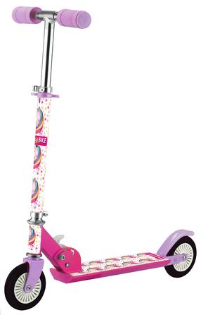 Laste tõukeratas Bimbo Bike 7580, valge v./roosa v.