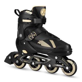 Pačiūžos - riedučiai Nils Extreme Enzo NH382, juoda sp./beige, 28-31