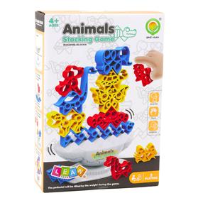 Galda spēle Lean Toys Animals Stacking Game