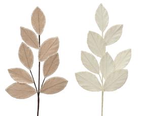 Dirbtinė šakelė Decoris Velvet Glitter, ruda sp./(spalva/dizainas parenkami atsitiktine tvarka), 75 cm