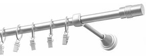 Kardinapuu Eliza Cylinder, 150 cm, Ø 16 mm, matt kroom v.