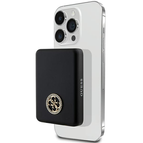Lādētājs-akumulators (Power bank) Guess Magsafe, 5000 mAh, 5 - 15 W, melna krās.