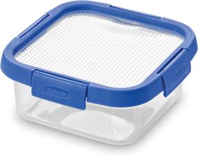 Pārtikas trauks Curver Smart Flexi 248927, 0.9 l, 16 cm x 16 cm, caurspīdīga krās./zila krās.