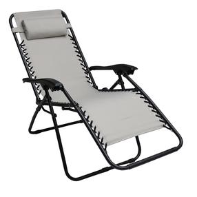 Lauko gultas Patio Relax 47818, juoda sp./pilka sp., 175 cm x 44 cm x 48 - 66.5 cm
