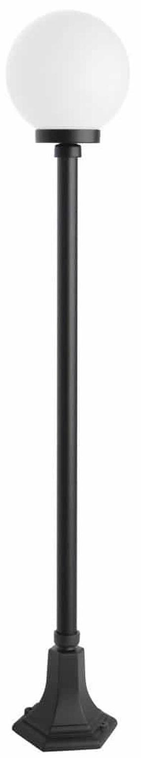Brīvi stāvošs āra gaismeklis Su-Ma Kule Classic, 60W, E27, IP43, melna krās., 20 cm x 148 cm