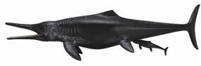 Žaislinė figūrėlė Collecta Temnodontosaurus Platyodon 88724, 17.6 cm, juoda sp.