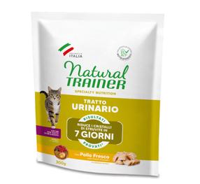 Sausas kačių maistas Natural Trainer Urinary, vištiena, 0.3 kg