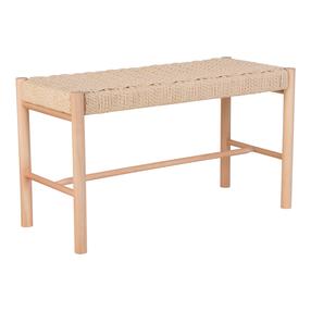 Prieškambario suoliukas House Nordic Abano, smėlio sp., 80 cm x 35 cm x 45 cm