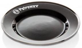 Тарелка Petromax Enamel Plates, емалированная сталь, 22.5 см, черный цв., 2 шт.