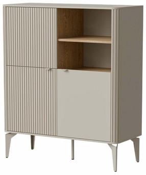 Komoda Beluci KM-2, kašmyro sp./cremona oak sp., 116 cm x 97 cm x 40 cm