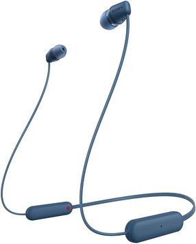 Juhtmeta kõrvaklapid Sony WI-C100, sinine v.