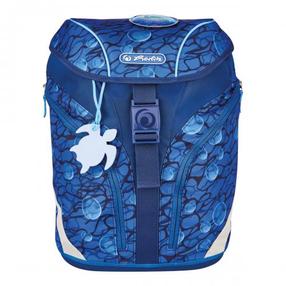 Skolas mugursoma Herlitz SoftLight 50043026, zila krās., 23 cm x 28 cm x 38 cm