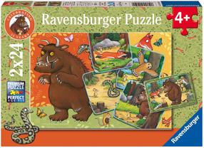 Пазл 2in1 Ravensburger Forest Dwellers, 26 см x 18 см, 48 шт., многоцветный