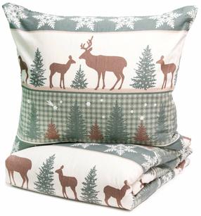 Kalėdinis patalynės užvalkalų komplektas Homla Gillam 858128, įvairių spalvų, 160 x 200 cm